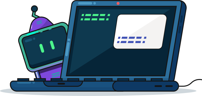 AI and technology illustration representing Danilo's work in software development